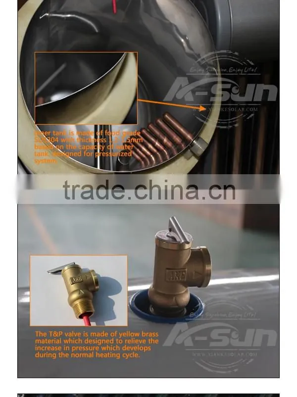 Pressure Vacuum Tube Solar Water Heater Price