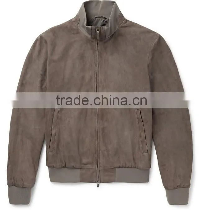 Custom man motorcycle jacket suede fall jacket