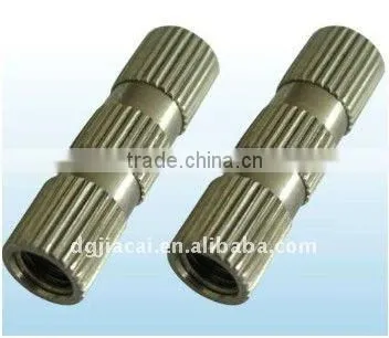custom precision copper tube or shaft cnc lathe hardware parts