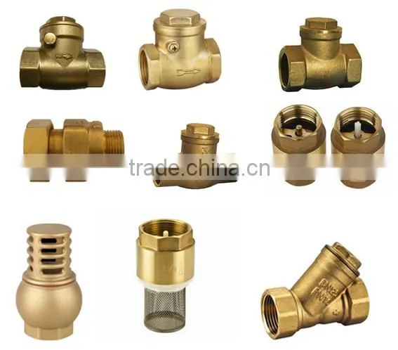 Brass y type strainer