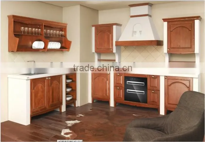 wood kitchen cabinets L054