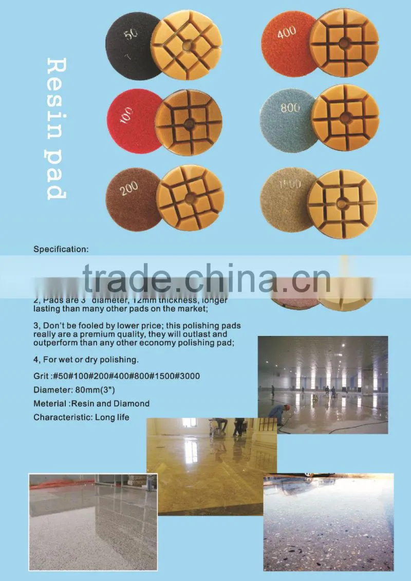 diamond polishing pad