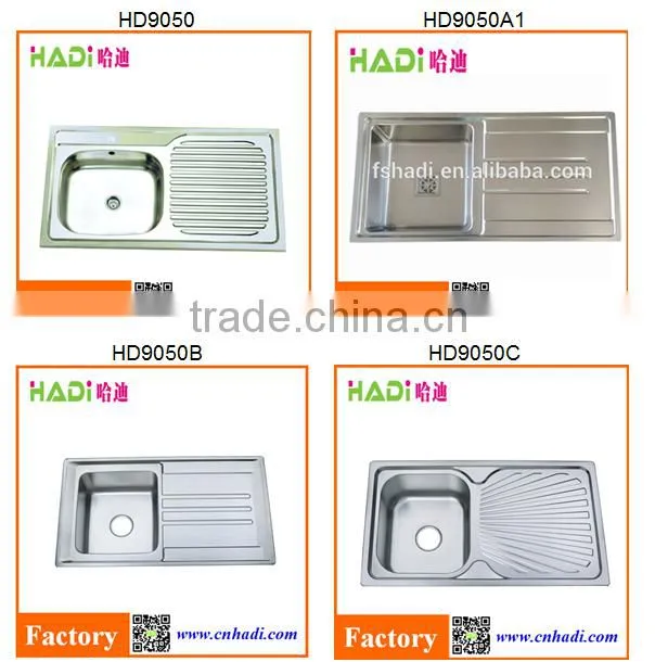 HD9050A1 Small Corner SUS304 Stainless Steel Kitchen Sink