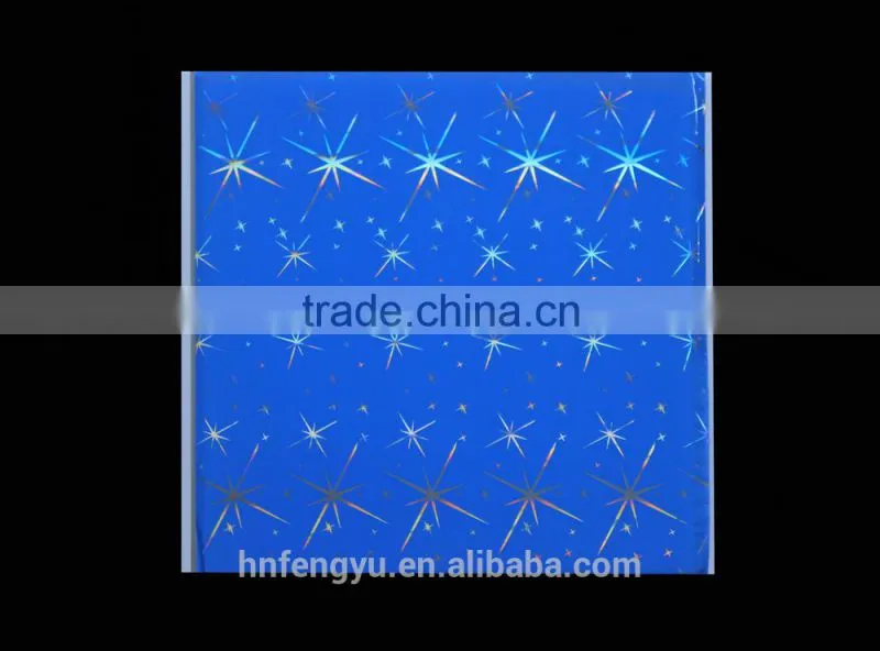 250*7mm2015 Hot Stamping Artistic PVC Ceiling Panel Designs PVC Panel China Supplier