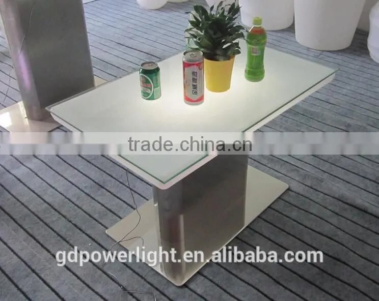New PE Plastic Bar Table with LED light and remote control YXF-8856
