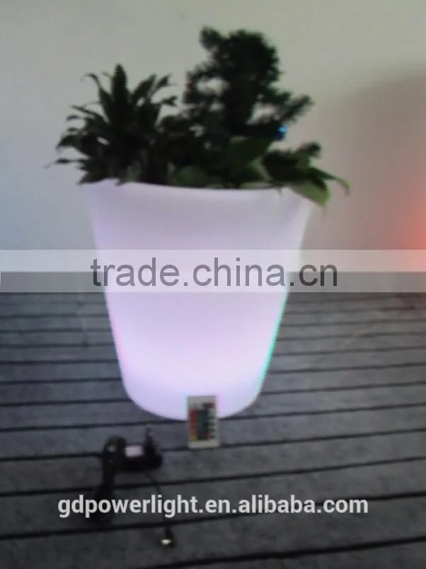 LED Flower pot and vases with remote control 3841A