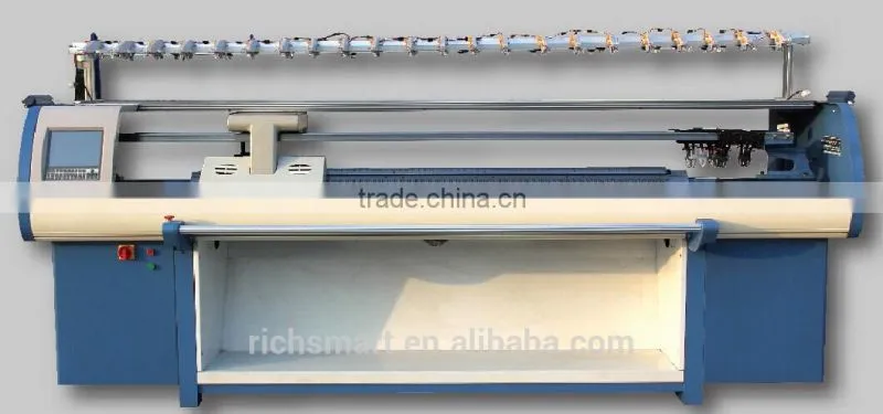 2014 Newest Type Double System Computerized Flat Knitting Machine With ISO9001 Standard For Sweater(72 inches)