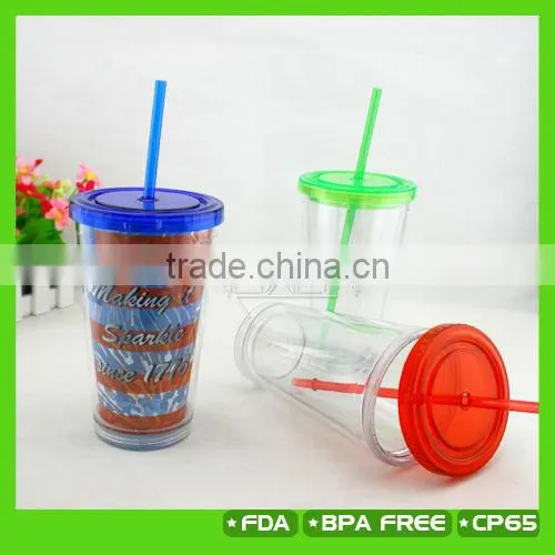 16OZ Double Wall Plastic Tumbler W Removable Bottom ,2014 NEWS!