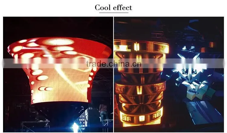 small multiple size special shape flexible full color indoor led column display