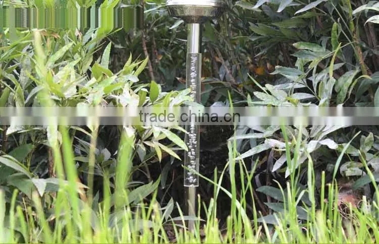 Stainless steel solar acrylic garden led light