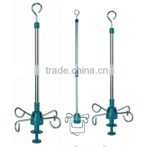 Aluminum Alloy Hospital Transfusion IV Pole / Infusion Pole / Infusion Set