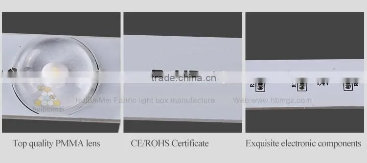 EPISTAR CHIP aluminum rigid led lattice backlight strip