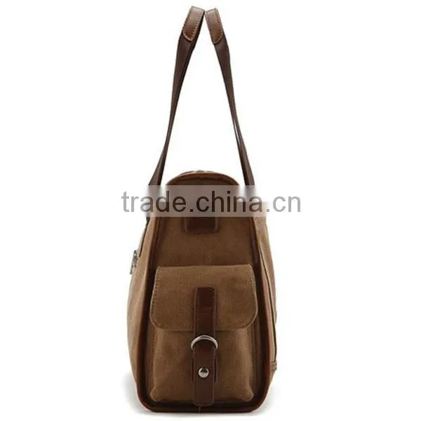 2016 newest style cotton canvas bag school bag