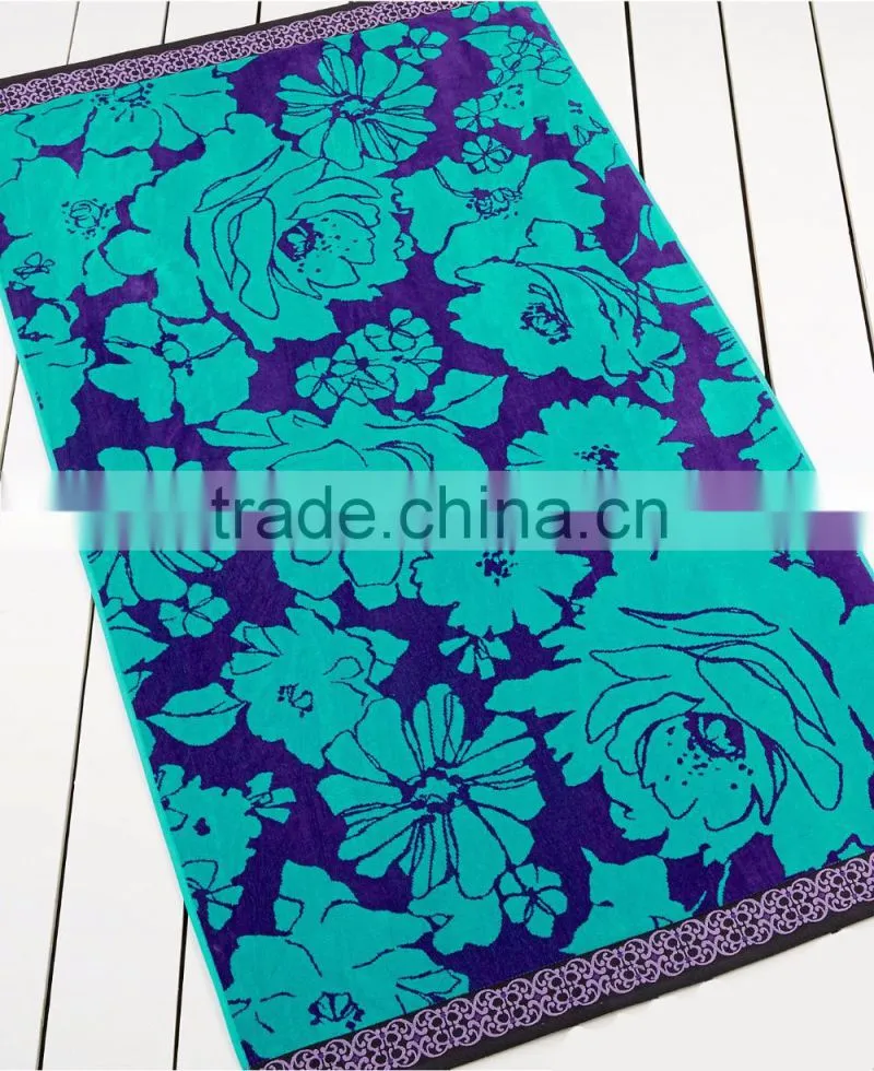 Wholesale Custom Funky Print Microfiber Beach Towel