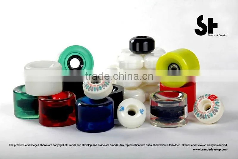 Custom printed skateboard wheels