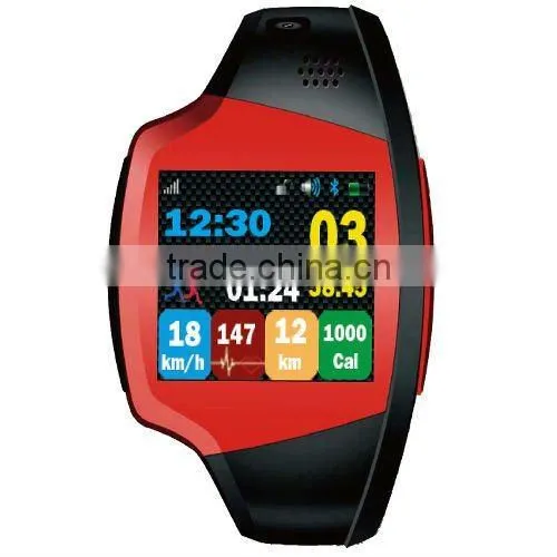 Heart Rate Watch Phone with GPS and SOS Button