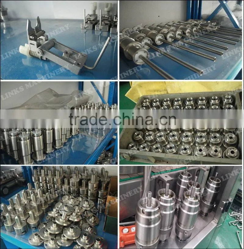 Automatic glass bottle wine/vodka filling capping machine