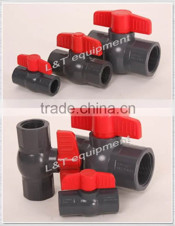 Manufacturer 1/2" to 4" Full Port Design UPVC Ball Valve