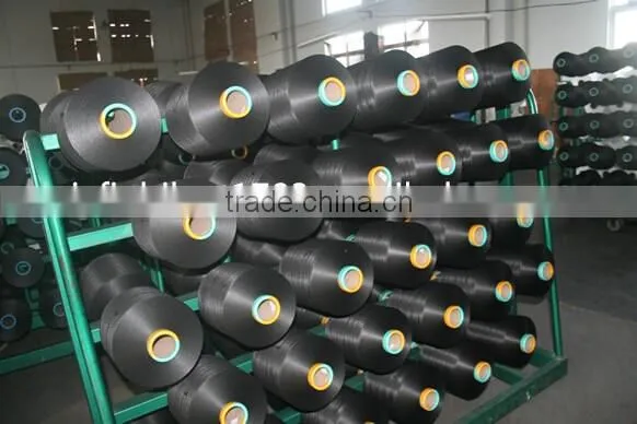 Polyester air covered spandex bare yarn 75D DTY+140D spandex