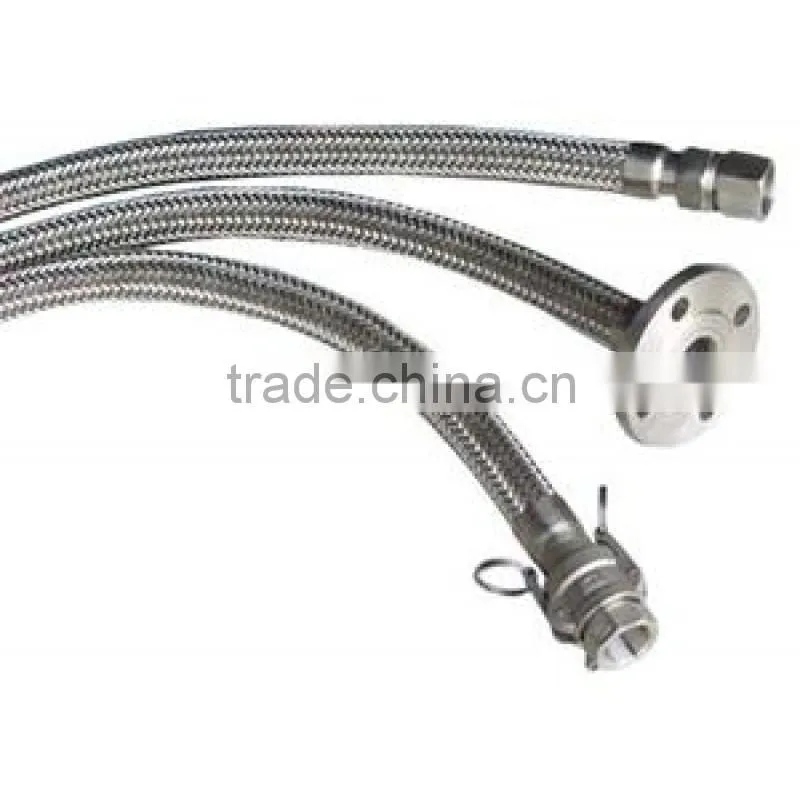 stainless steel braided PTFE lined metal hose