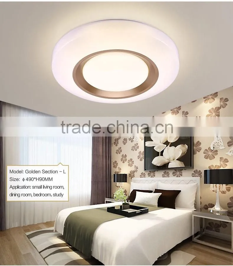 2016 hot sales led flush mount ceiling light small round 5 years gurantee 24 to 48W