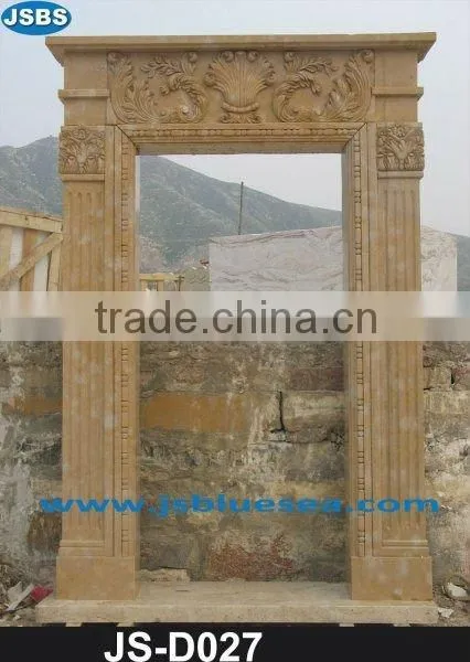 Luxury Hand Carved Marble Entry Door Surround JS-D008Y