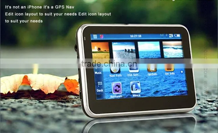 4.3 inch bluetooth gps