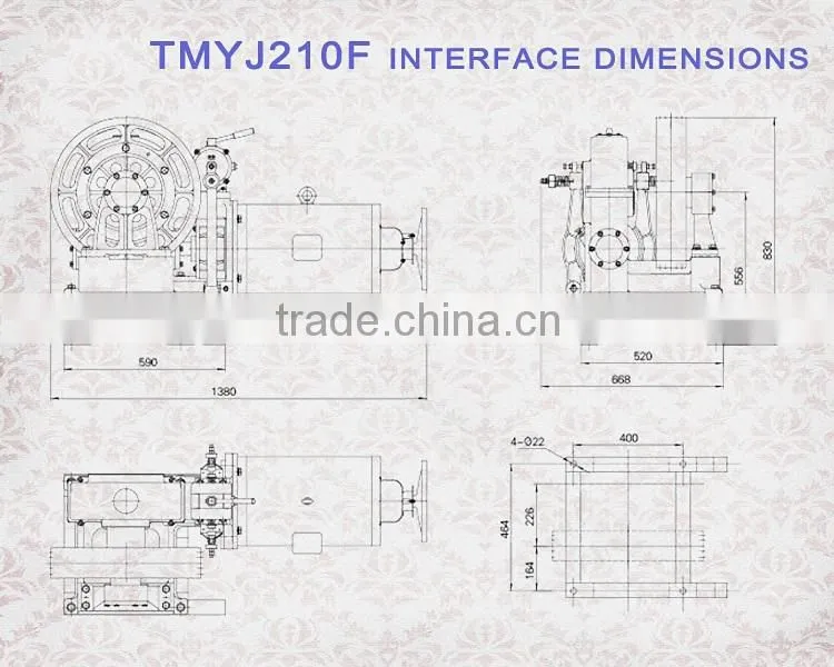 TMYJ210F , Traction machine ,Elevator Traction machine
