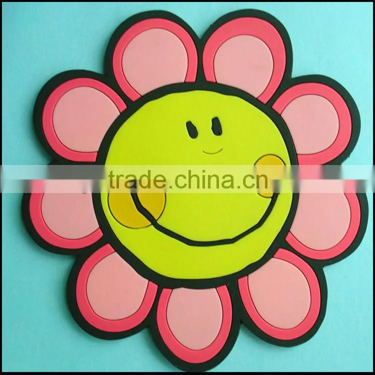 3d soft pvc custom made cup coaster