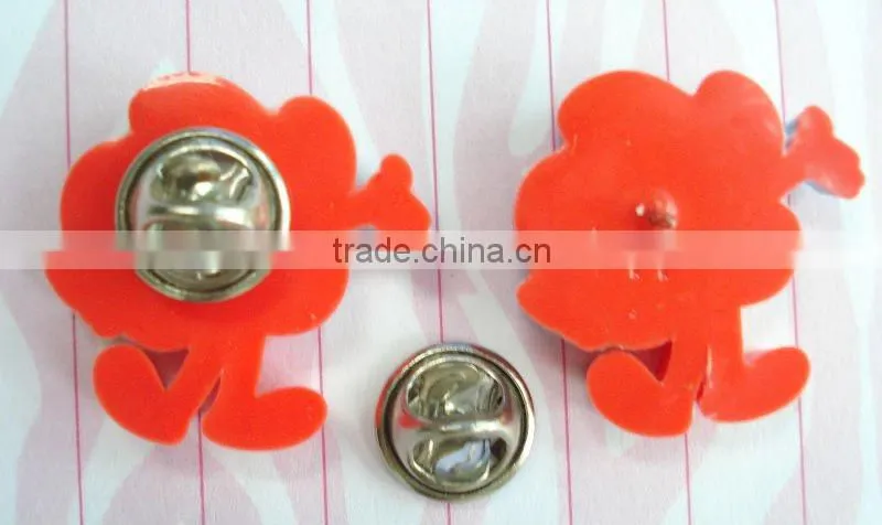 Promotional 2D or 3D soft PVC pin badge