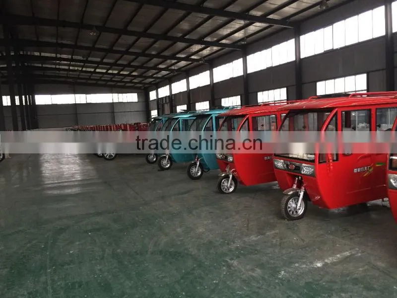 three wheel covered motorcycle/used 150cc tricycle for passenger