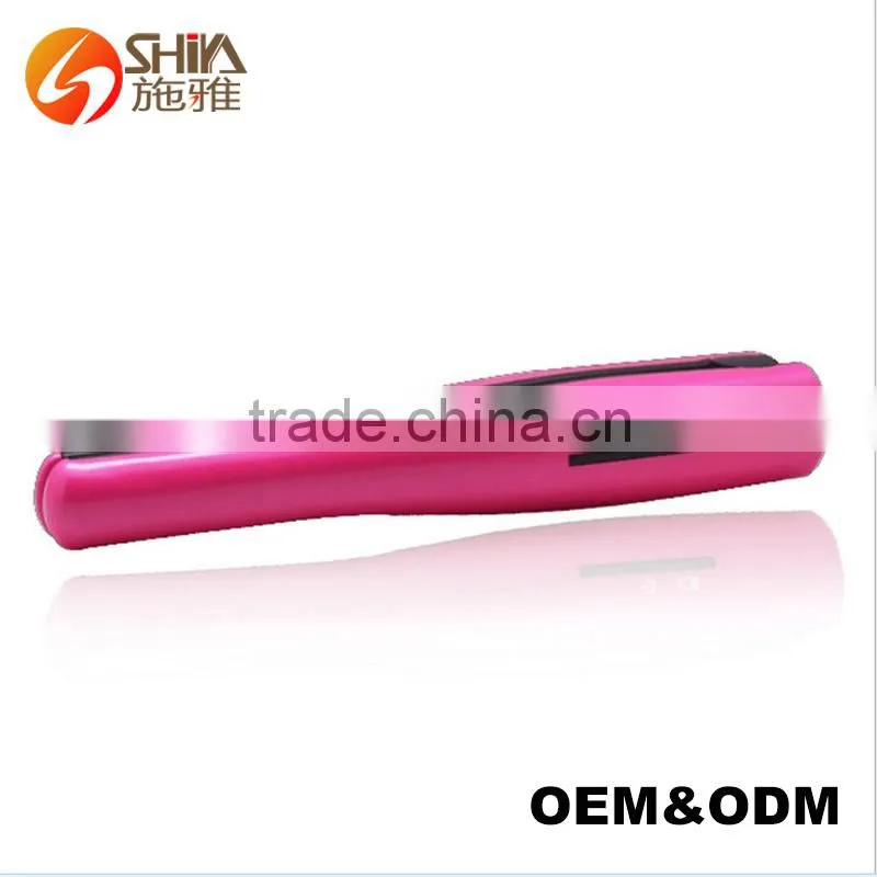 Korean battery powered operated mini protein wireless rechargeable cordless hair straightener flat iron
