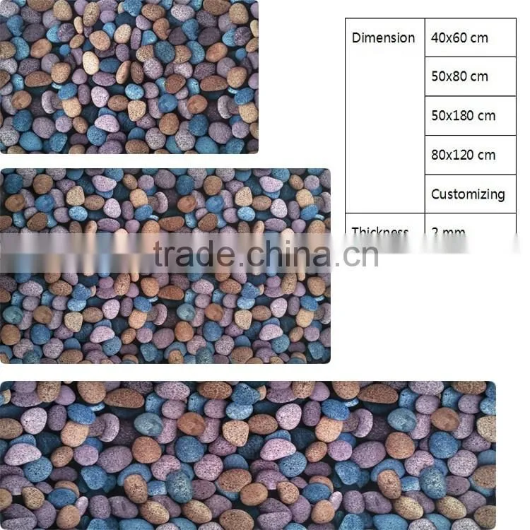 pebble stone bath mat