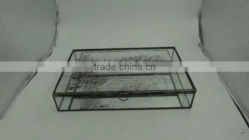Factory made Glass Jewelry Boxes