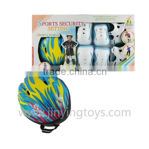 Flash rollers sport kids wrist knee elbow pad set and children sport protector set with EN71 HR4040 ASTM 10P