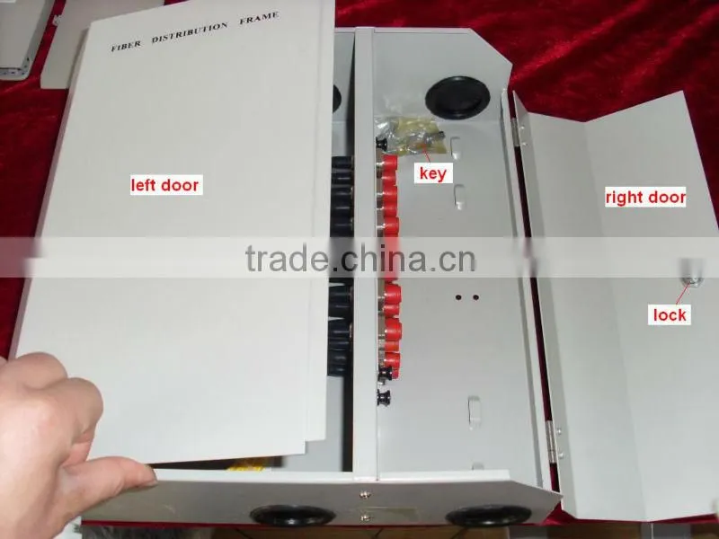96 core ( indoor wall mount ) Fiber optic distribution frame With Top material; Quality