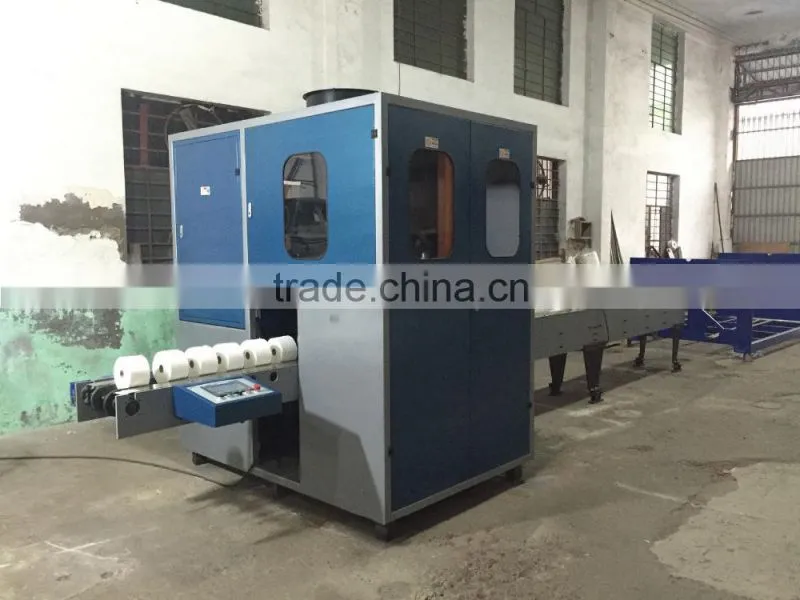 Single channel automatic log saw maxi toilet paper roll cutting machine