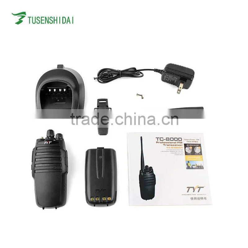 Two Way Radio Single Band For TYT TC-8000 10W Walkie Talkie 136-174MHz or 400-520MHz Mini Transceiver Professional fm transceive