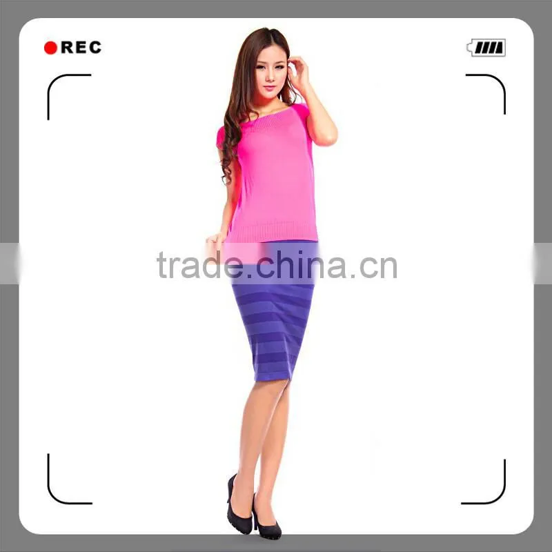 Seamless Fashion Raglan short sleeves for Girl