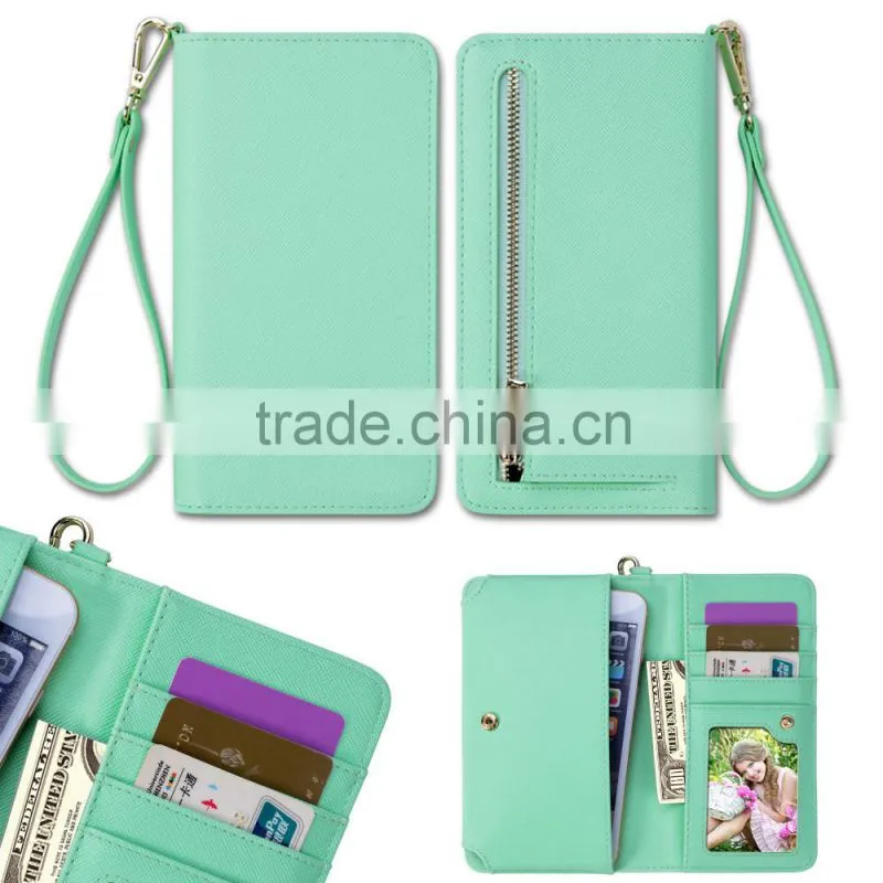 Factory Wholesale RFID Universal Wallet Case for Mobile Phone