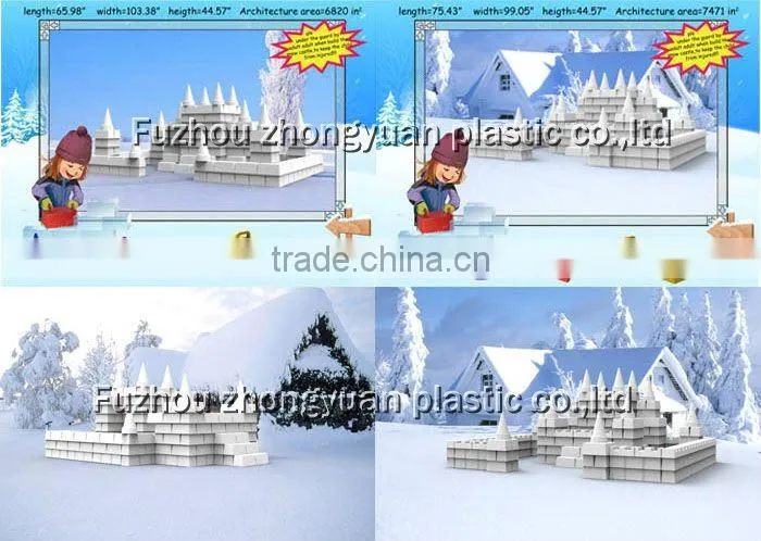 New toys 2012 outdoor plastic snow toys for kids