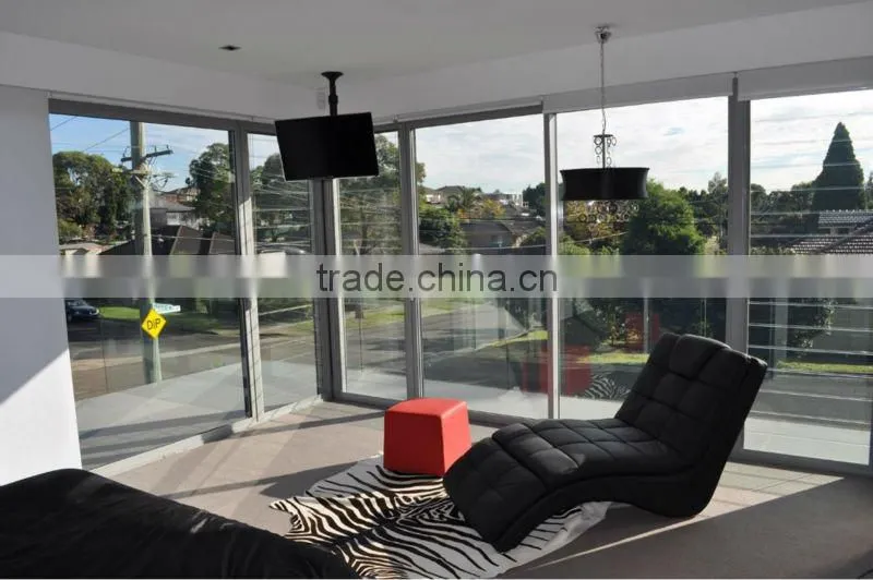 Aluminum frame glass louver/louvered windows
