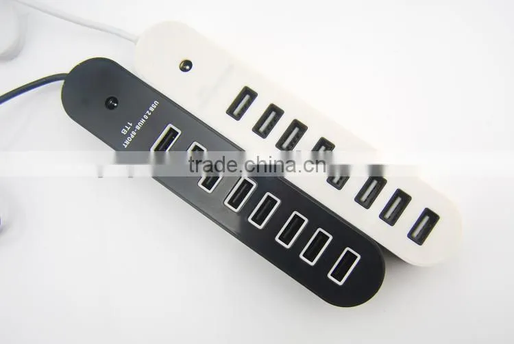 2.0 High speed Computer 8 port usb hub spliter
