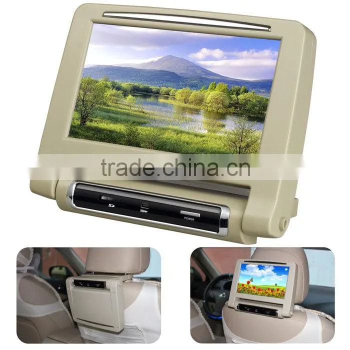 8 Inch Active Headrest Monitor with MP5/USB/SD/Touchscreen Fit for All Model Cars