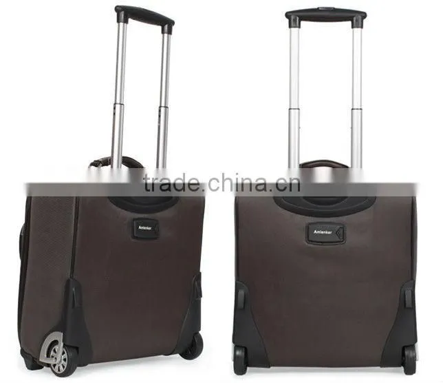 Briefcase business luggage trolley for laptop file
