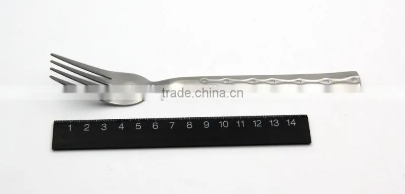 Most customers used stainless steel steak fork in hotel cutlery