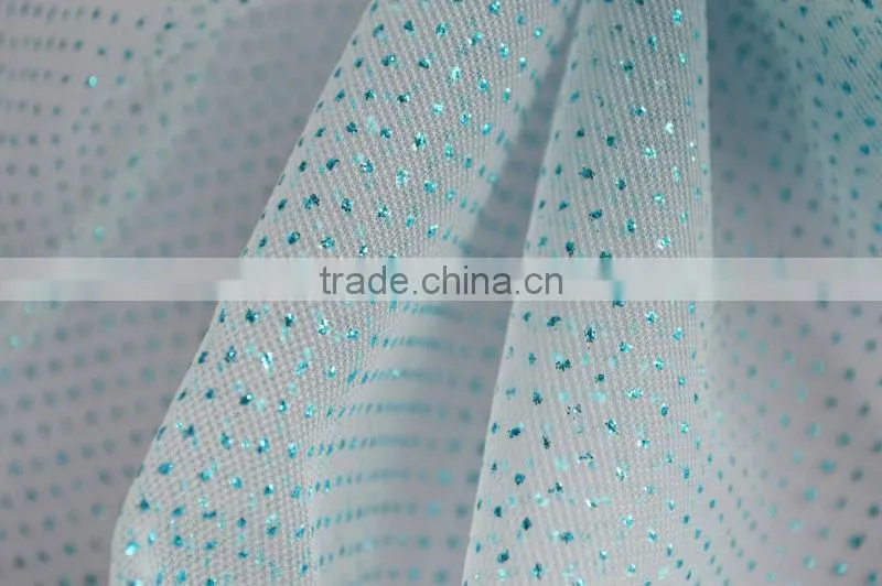 Polyester Bronzing Tulle Fabric for Dress