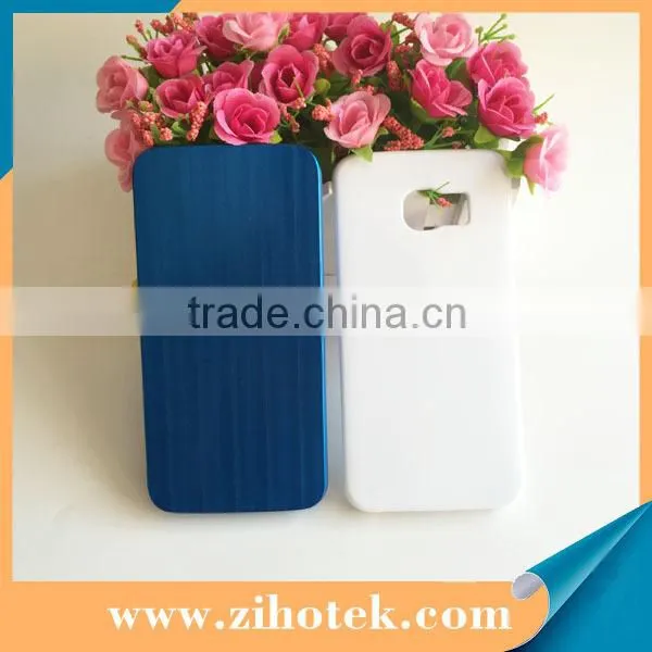 DIY customized 3D sublimation phone case for Samsung galaxy S6 edge full sides printing
