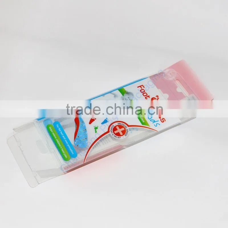 Offset Printing PP Plastic Packaging Box for Insole Packaging