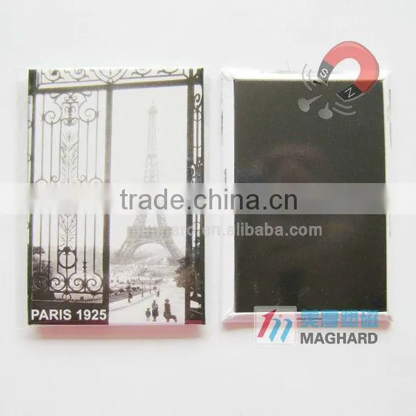 Promotion paris tourist souvenir fridge magnets custom Logo